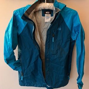 REI girls rain jacket size medium